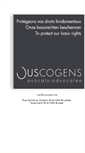 Mobile Screenshot of juscogens.be