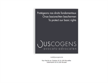 Tablet Screenshot of juscogens.be